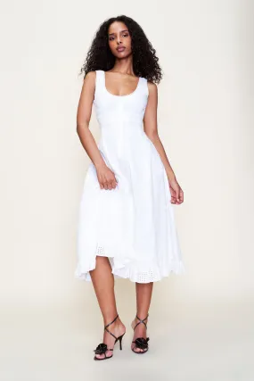 Florrie Eyelet Dress Any Day Wear Charming Fit