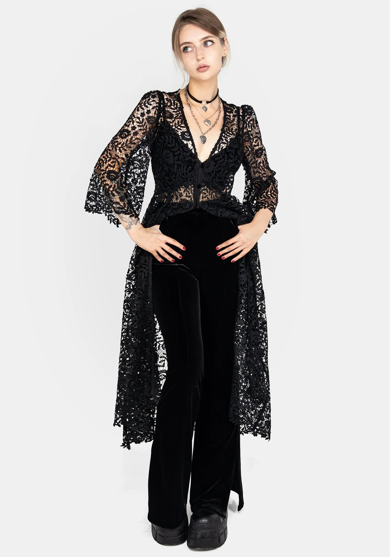 Sophisticated Fit Chic Mom Folia Tiered Overdress