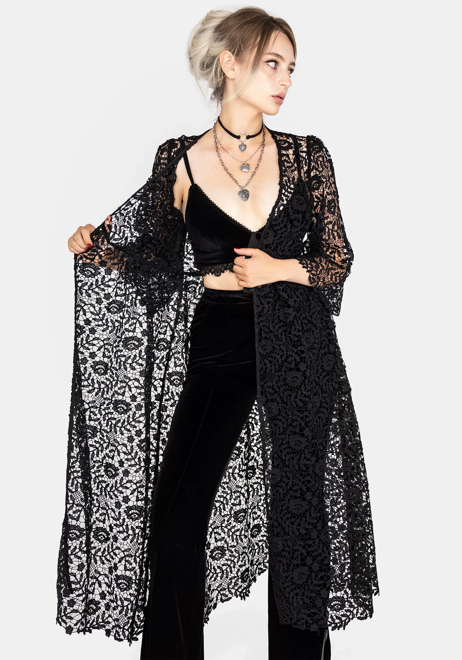 Fresh Stitch Light Flow Folia Tiered Overdress