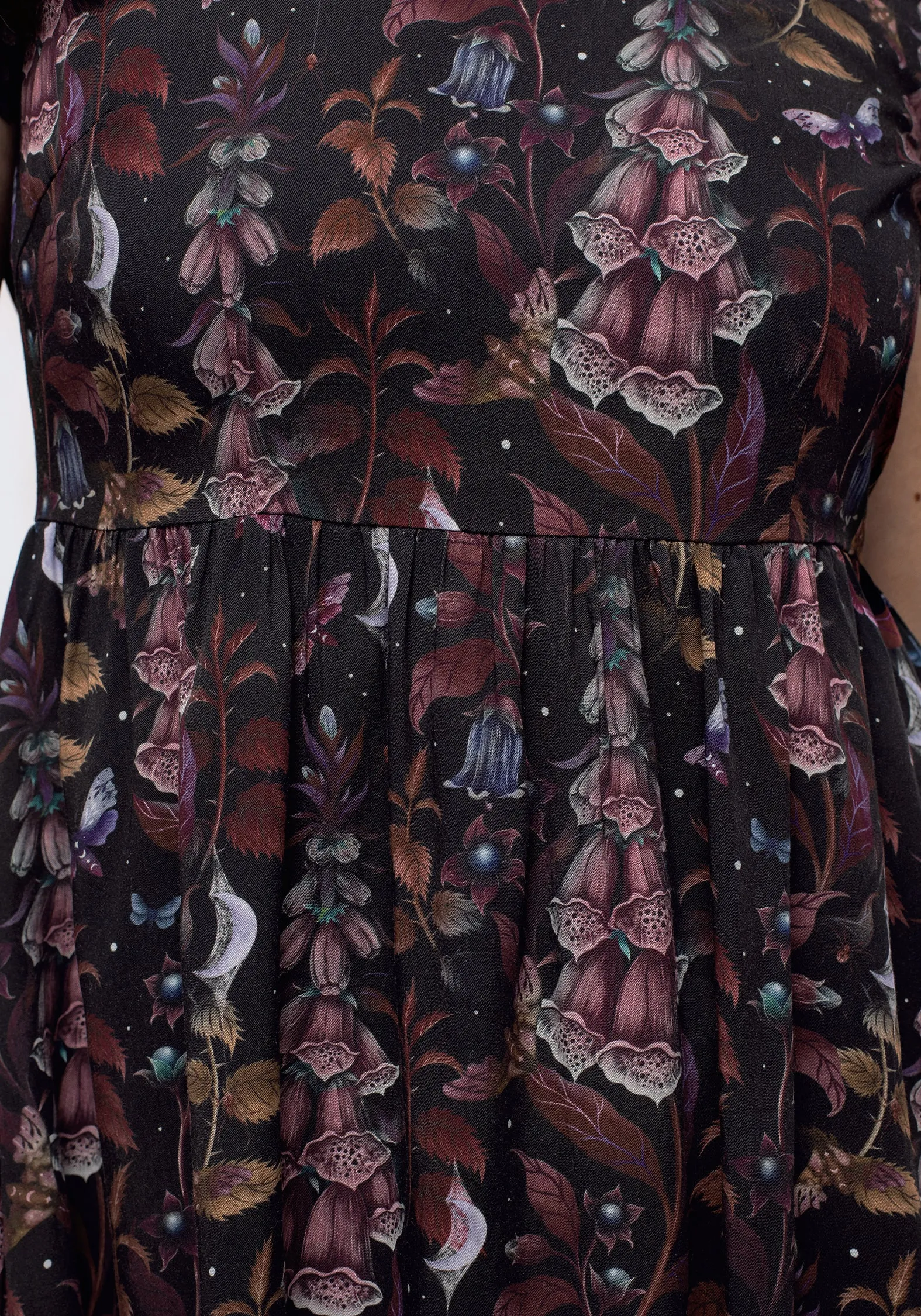 Foxglove Mini Skater Dress Dreamy Touch