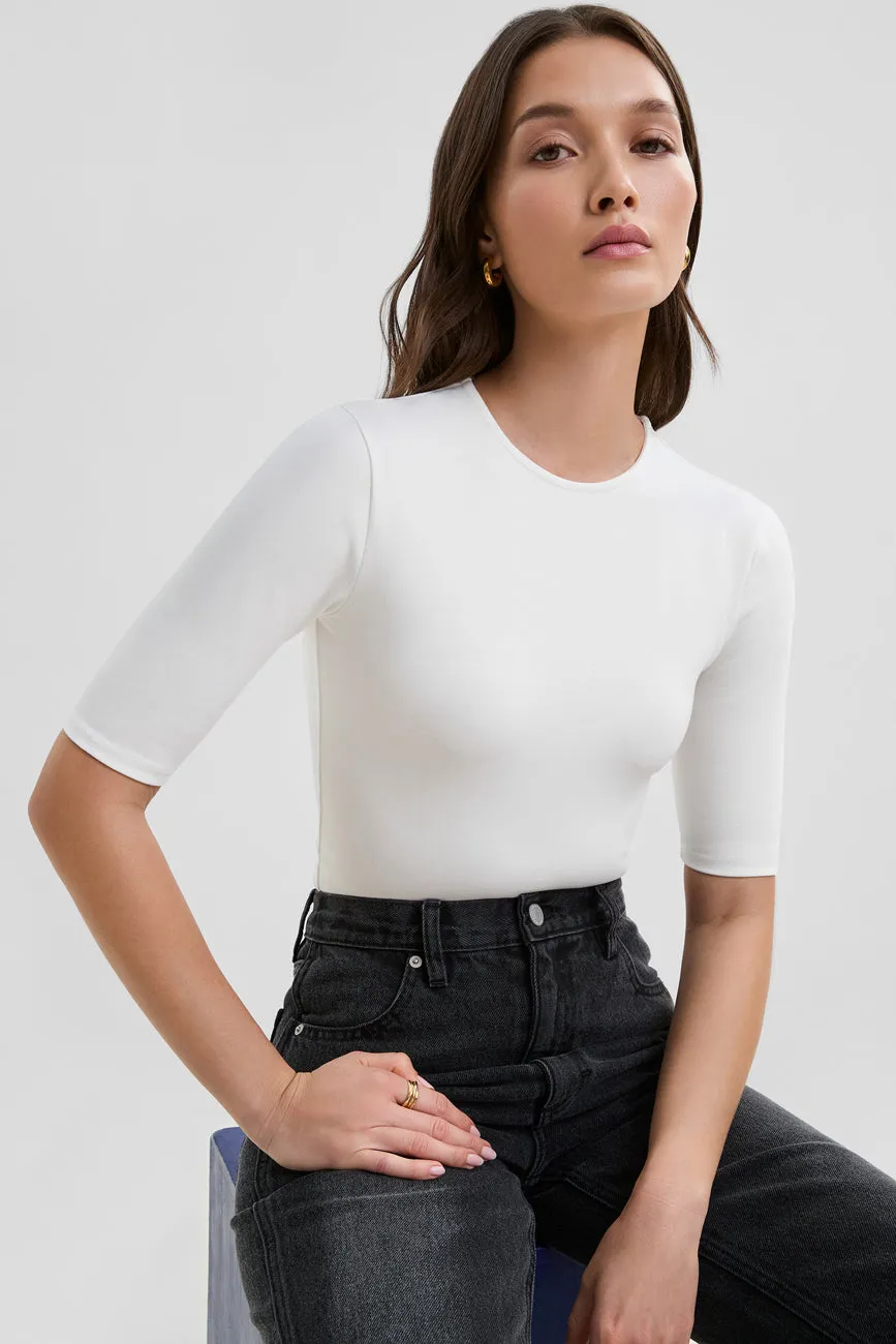 Frankie Top Quick Dry Performance SlubTexture