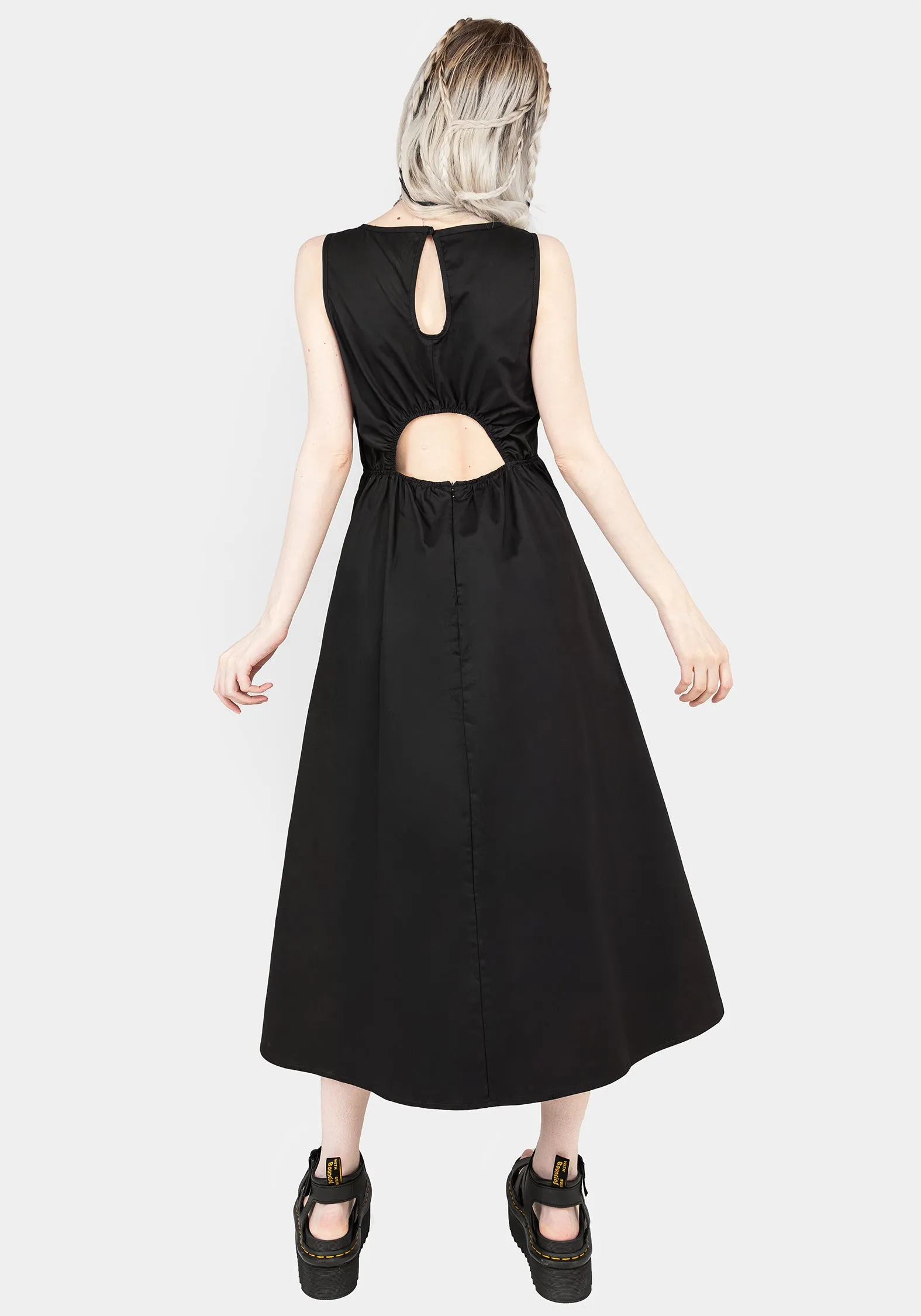 Freyja Cotton Midaxi Dress Chilly Day Comfort