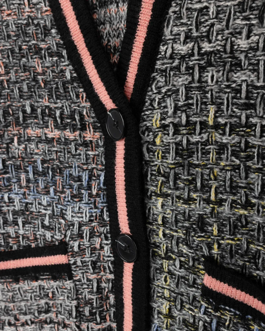 Multi Colored Cardigan All-day Comfort Chilly Days