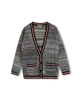 Multi Colored Cardigan Winter Ready Look