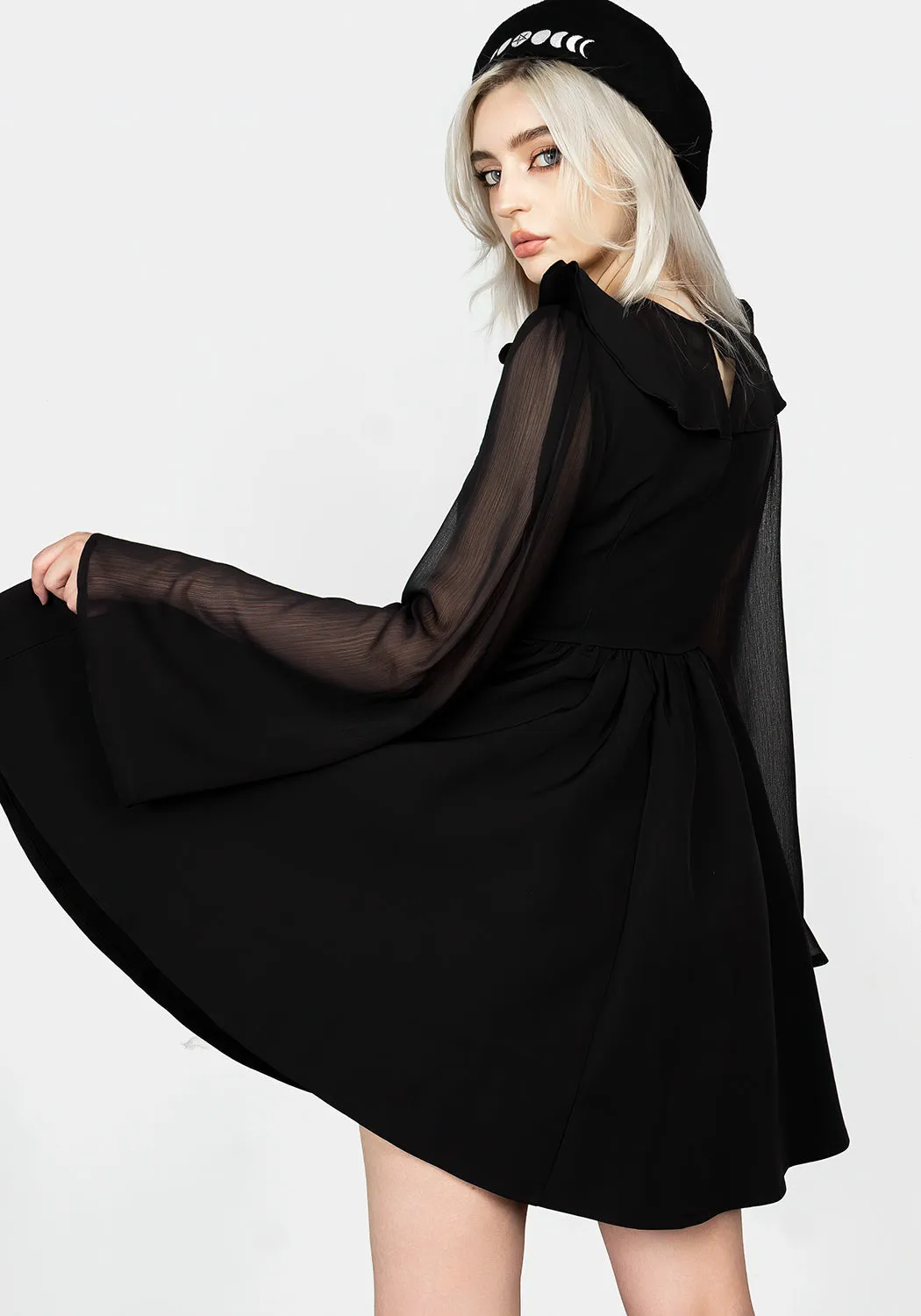 Baudelaire Lace Up Dress Breathable wear