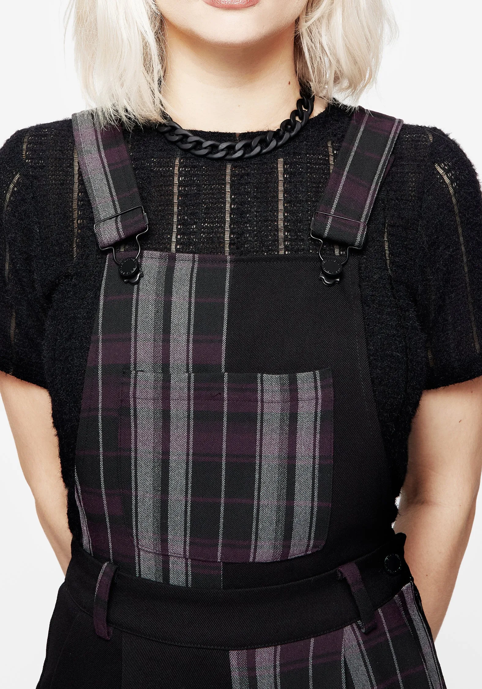 Outdoor Worker Gambit Spliced Check Dungarees