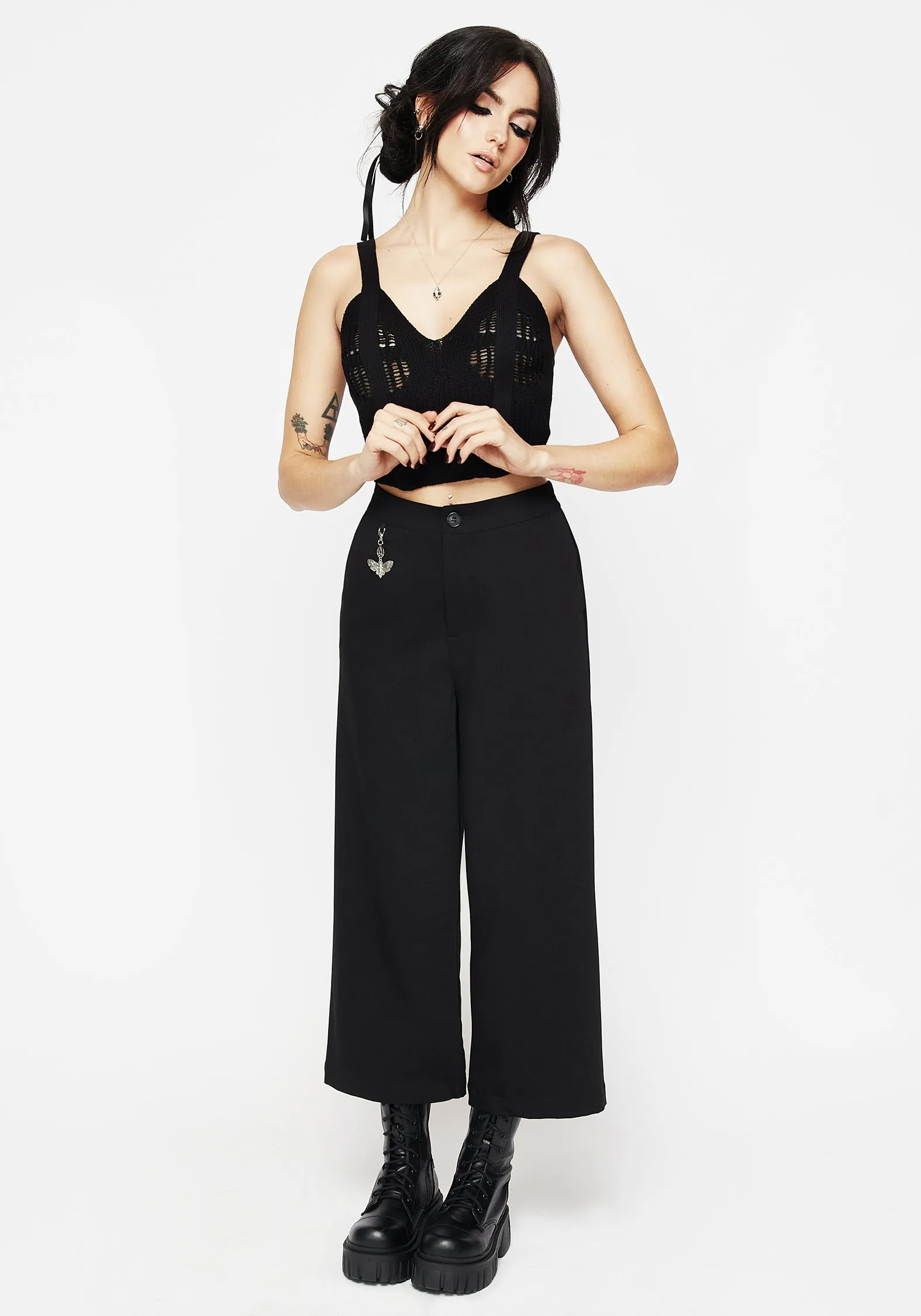 All Occasion Eustacia Wide Leg Culotte Trousers