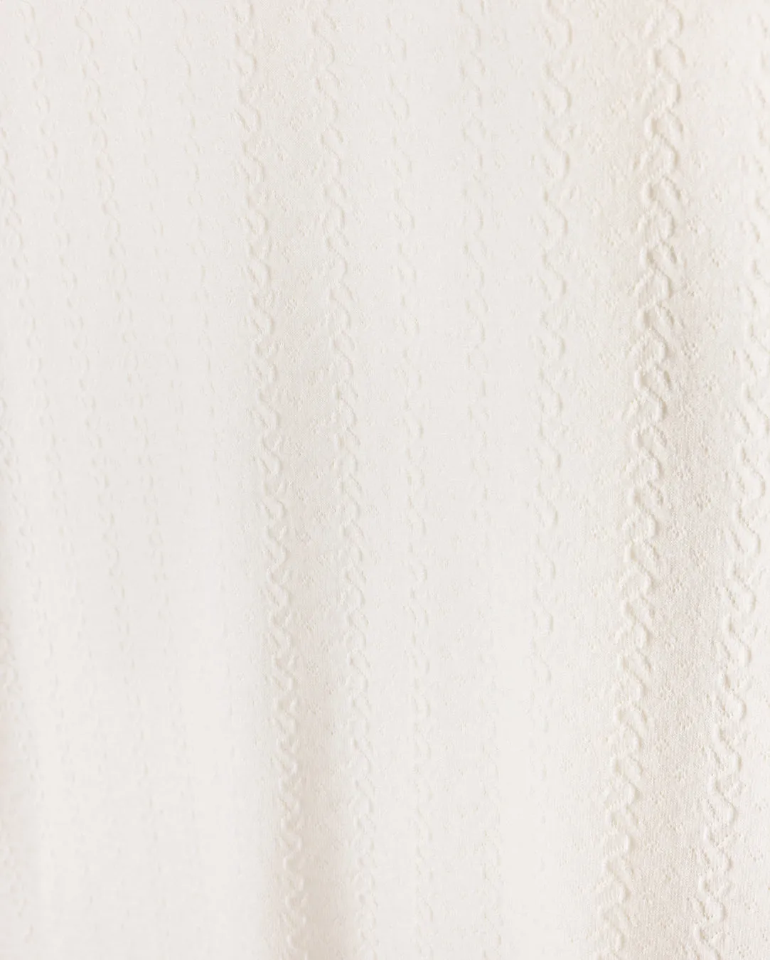 Cotton Textured Turtleneck Simple Fit Light Layer