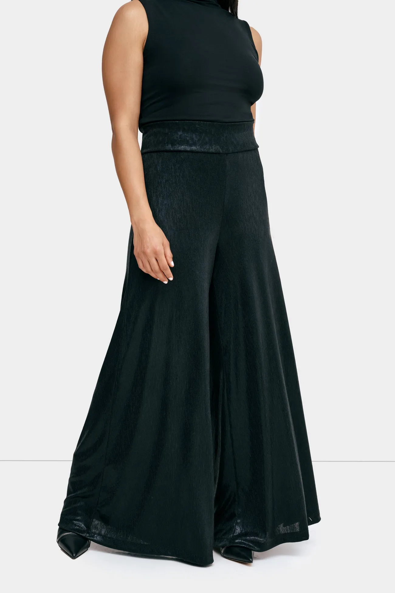 FunctionalZipper All Season Versatility Georgia Metallic Pants