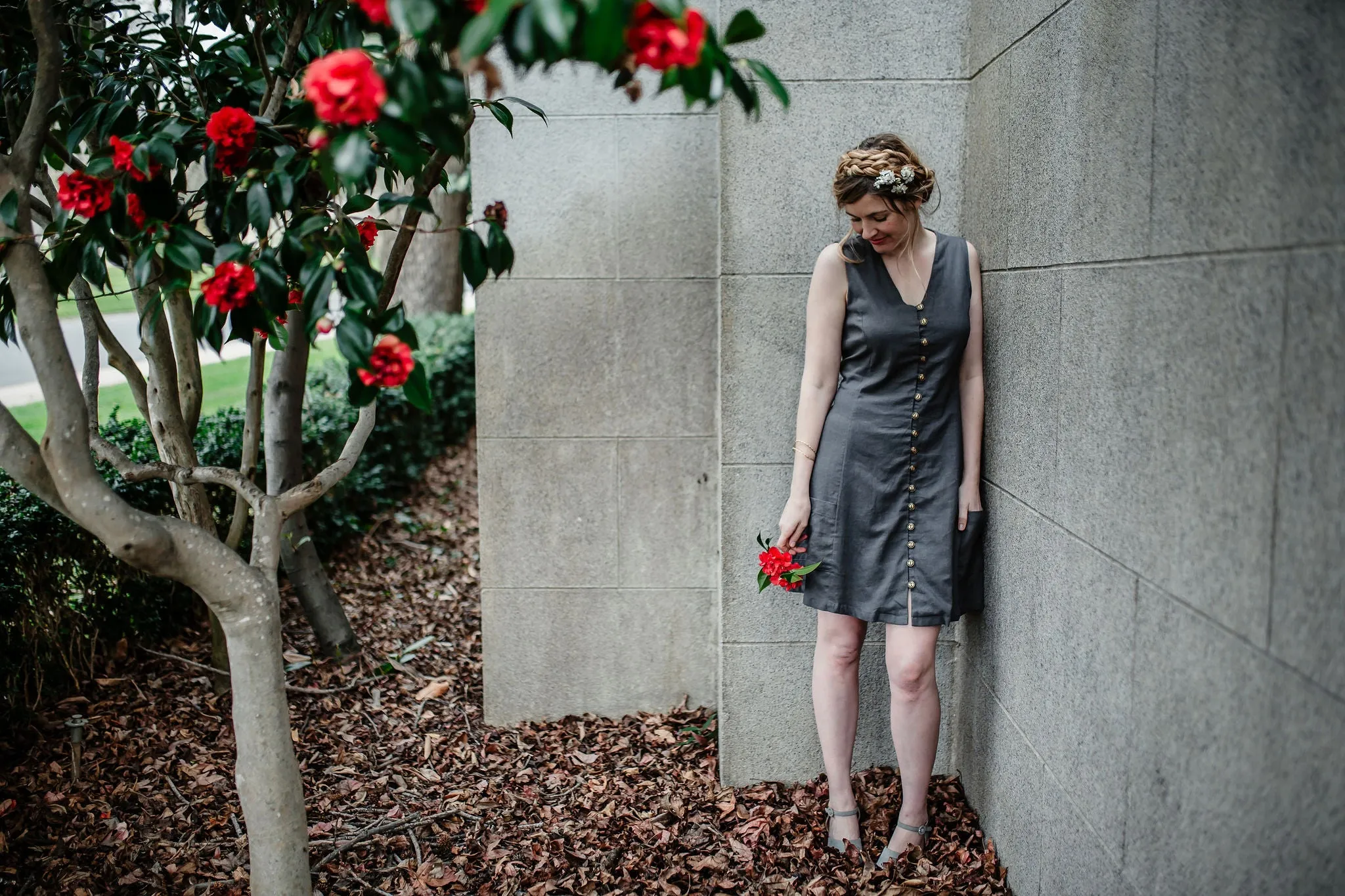 Sleeveless Fiona in Ash Portifino Blush Shade