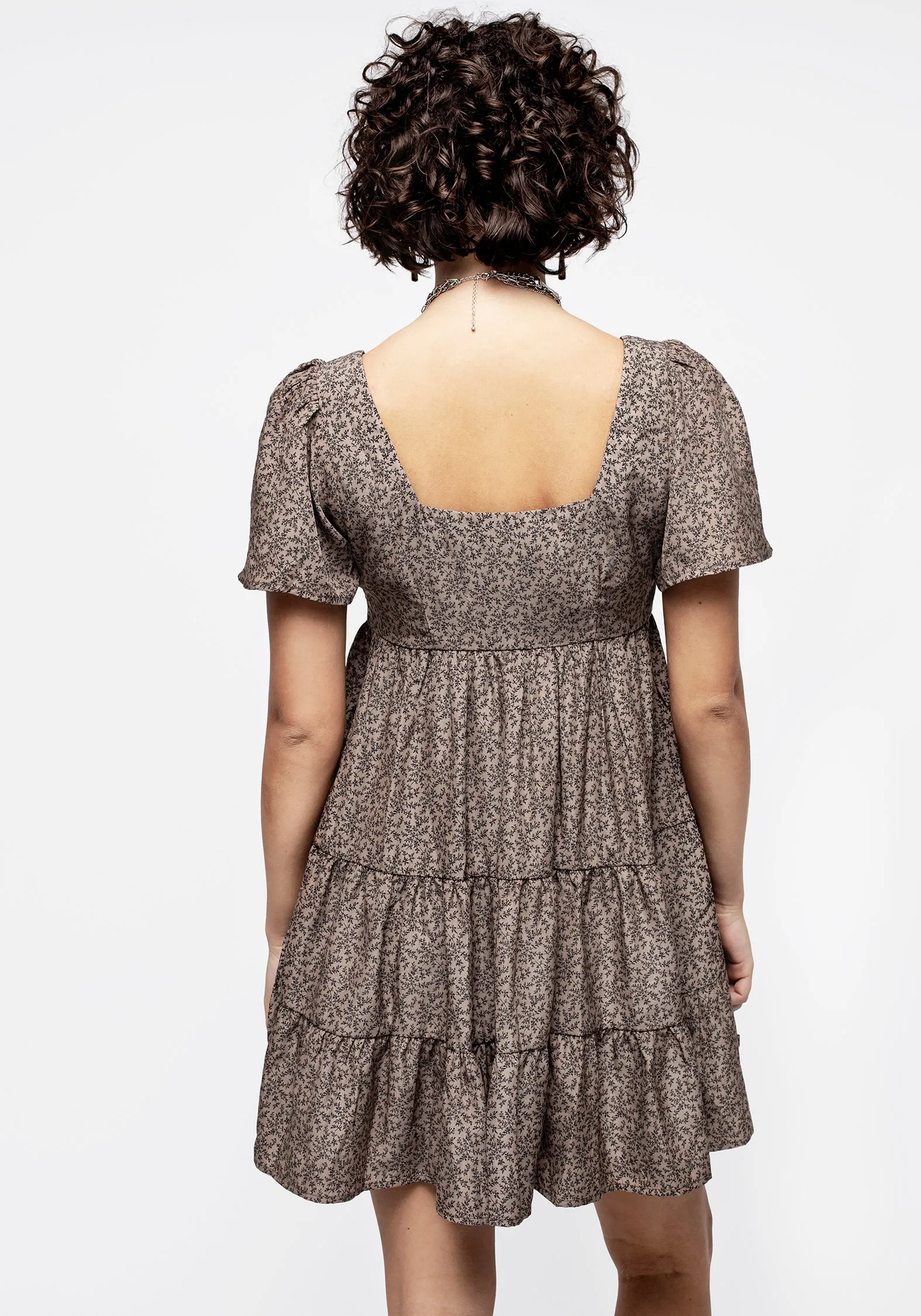 Meadowsweet Tiered Mini Dress Night Party