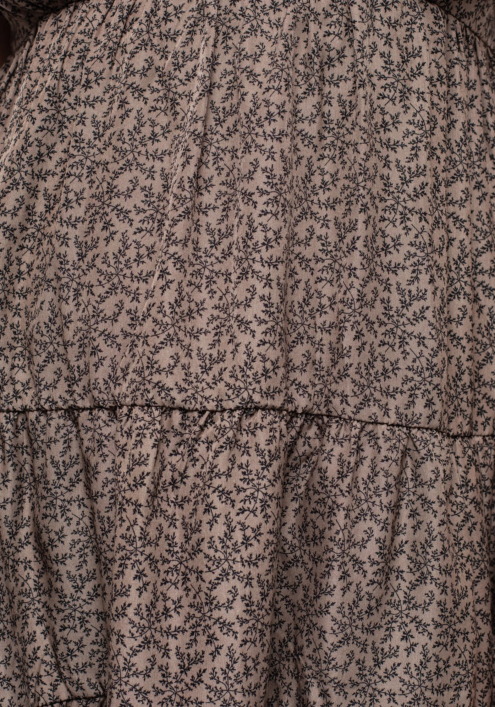 Meadowsweet Tiered Mini Dress Pocket-Detail