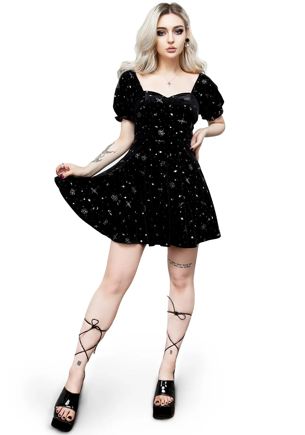 Veniri Corset Mini Dress Bohemian-Style Style Moment