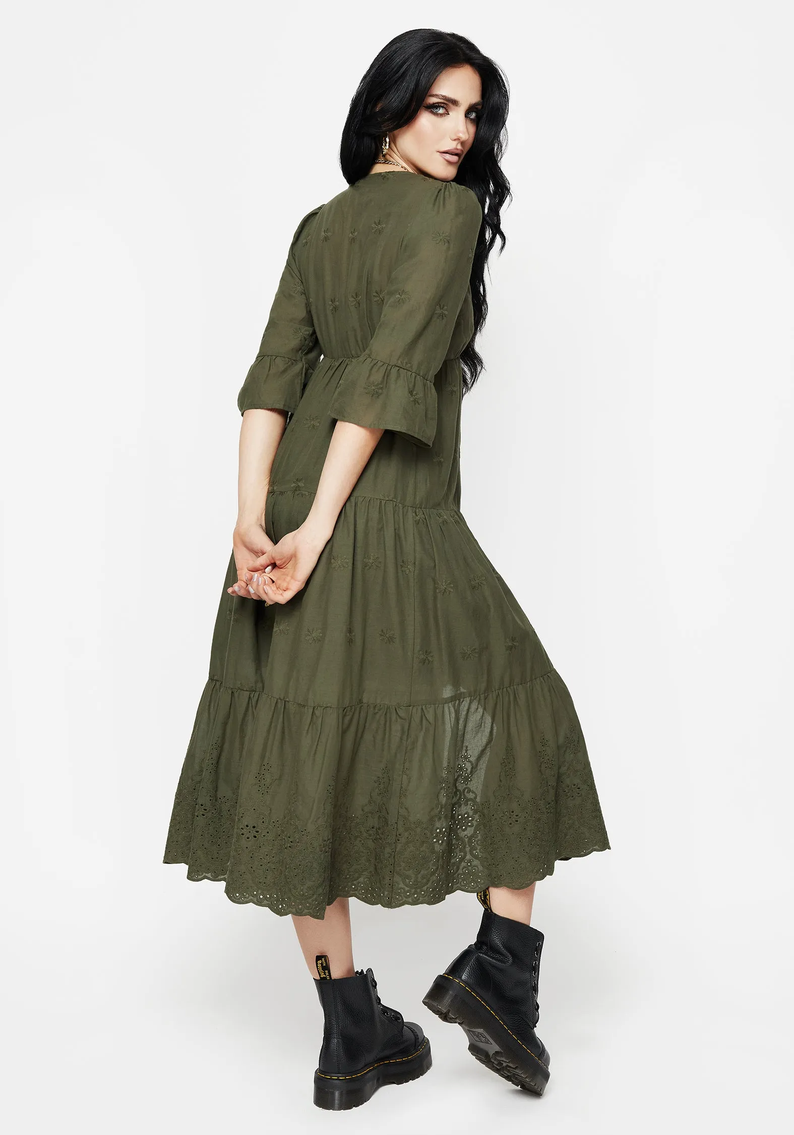 Gossamer Tiered Overdress - Green Versatile Style
