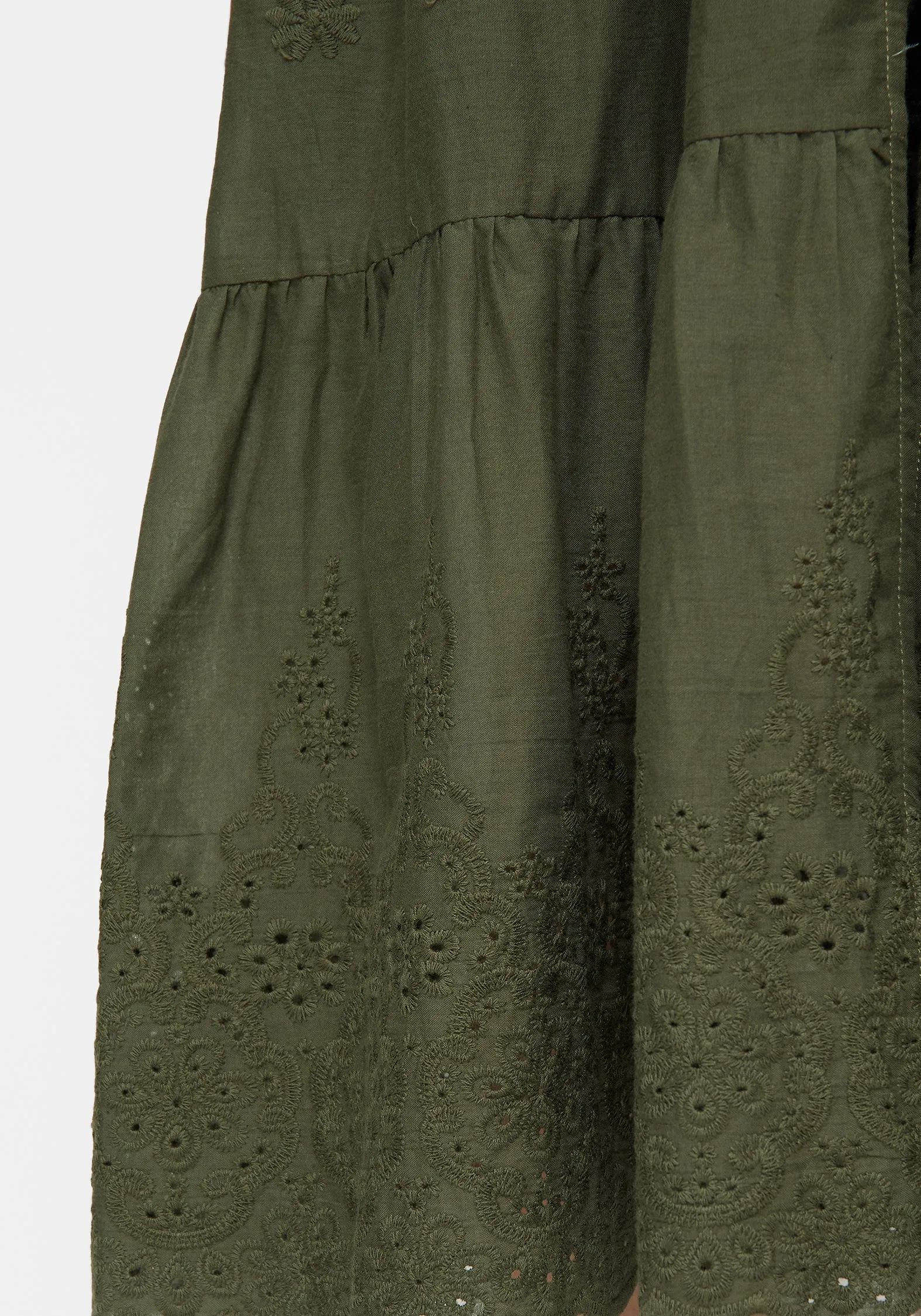 Gossamer Tiered Overdress - Green Machine washable