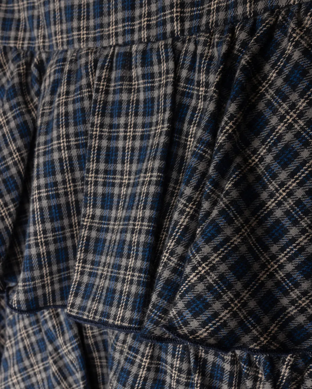 Grad Layer Plaid Skirt Clean Aesthetic Subtle Look