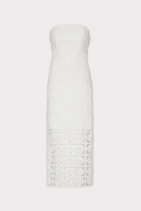 Sleek Piece Style Moment Kait Tile Lace Dress