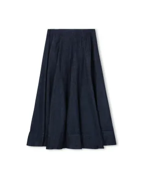Crisp Details Harbin Denim Skirt