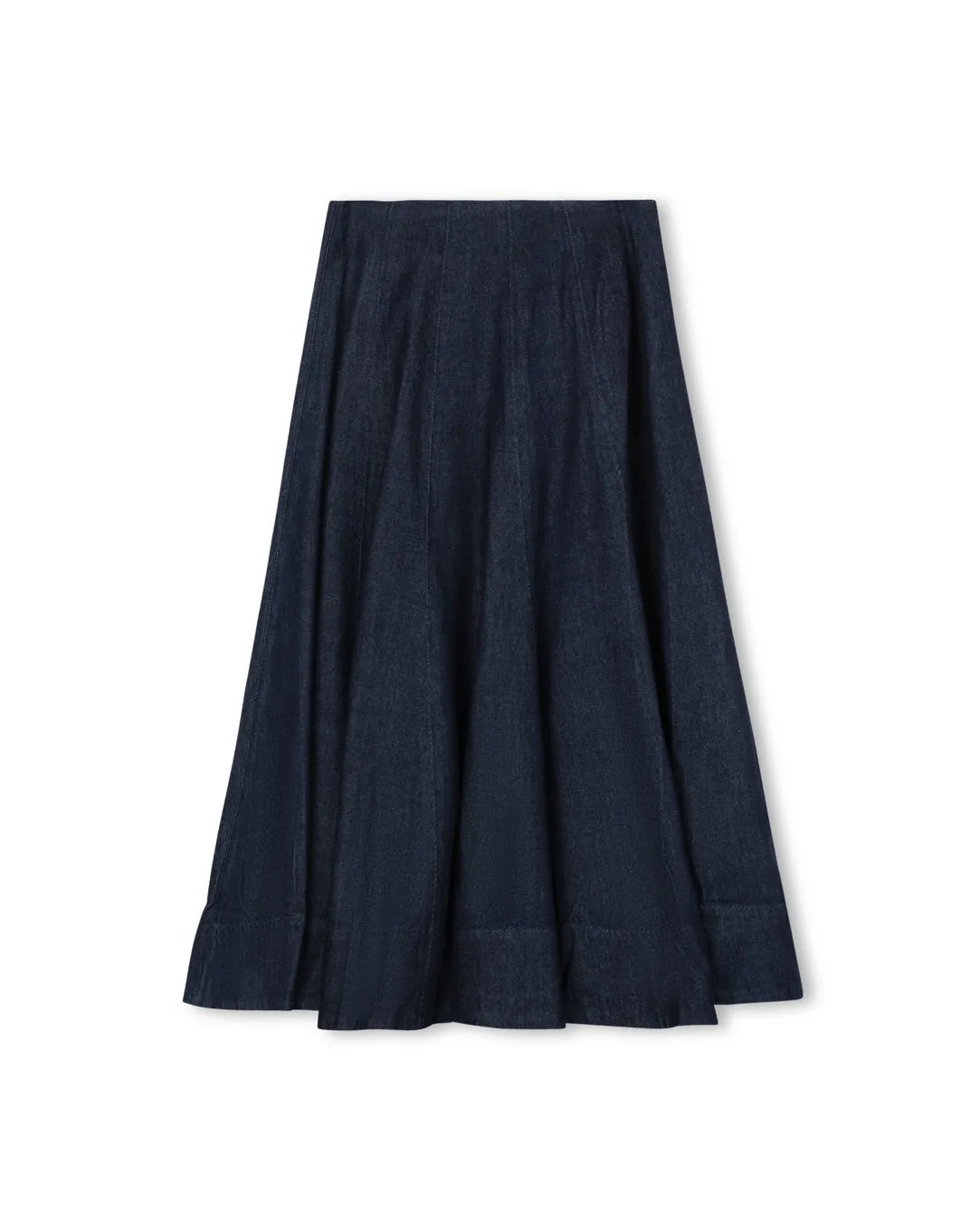 Outfit Display Sustainable Harbin Denim Skirt