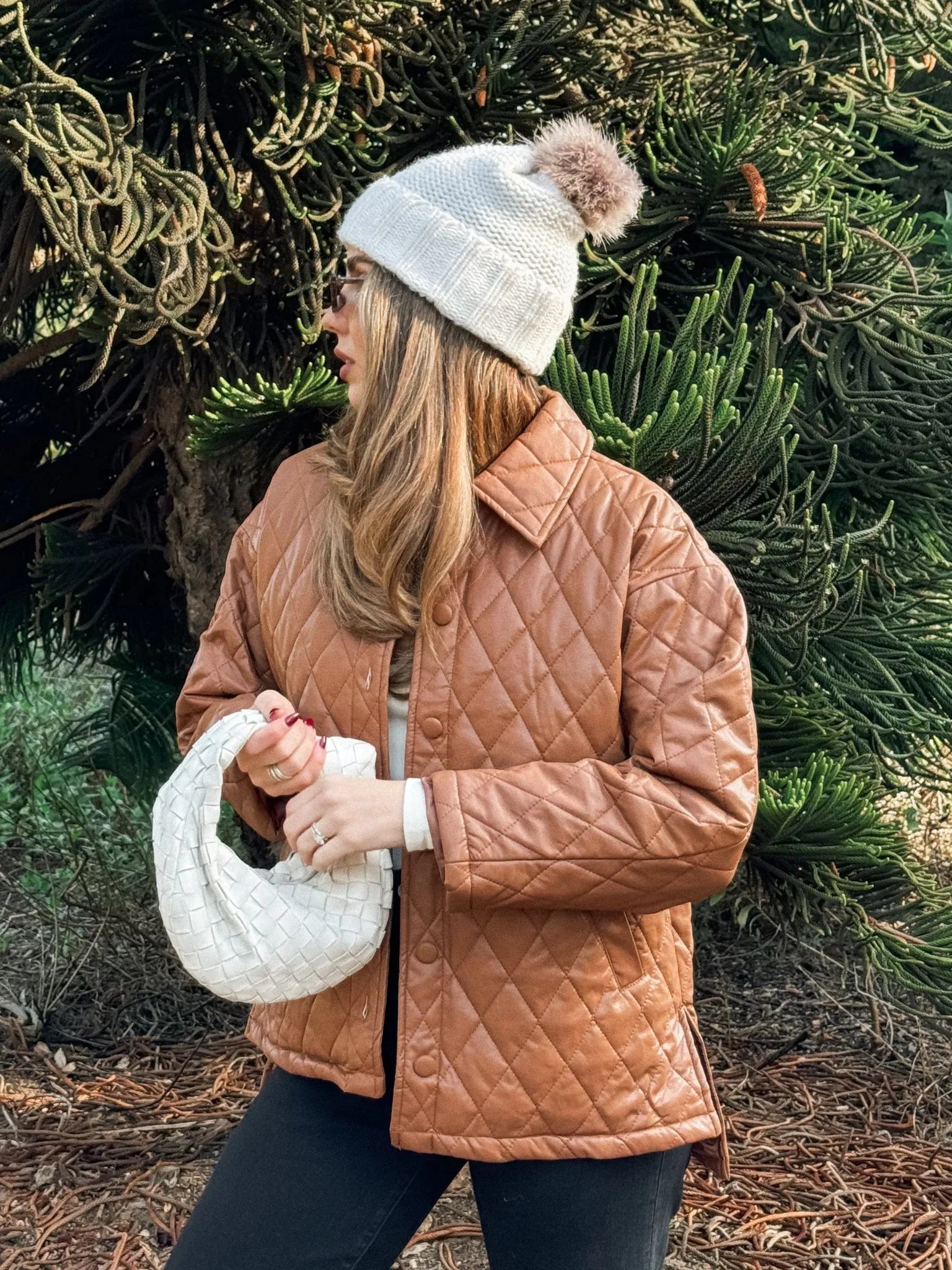 Outer Comfort Weekend Style Harley Vegan Leather Quilted Jacket - Final Sale