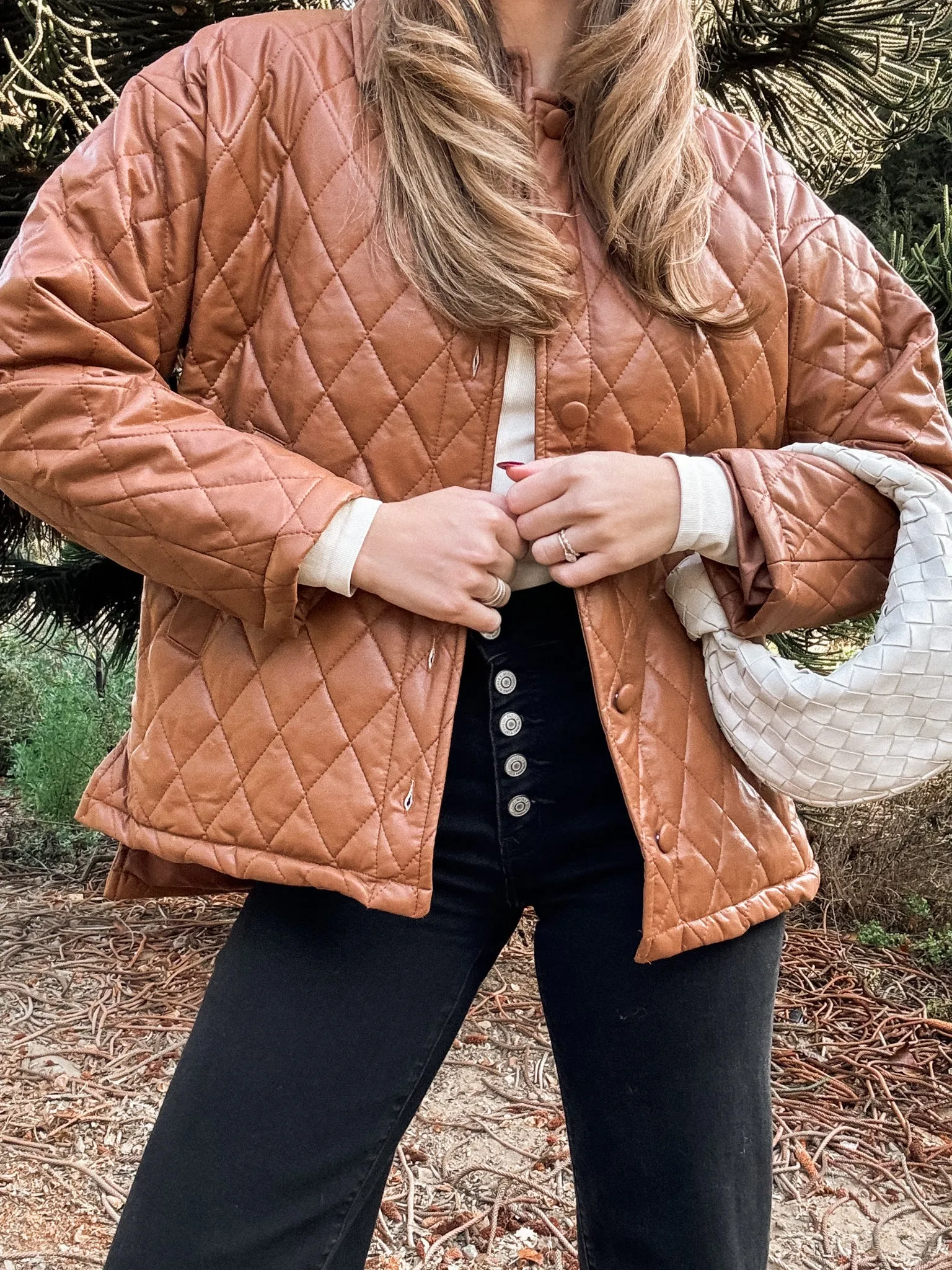 Harley Vegan Leather Quilted Jacket - Final Sale Minimal Trend
