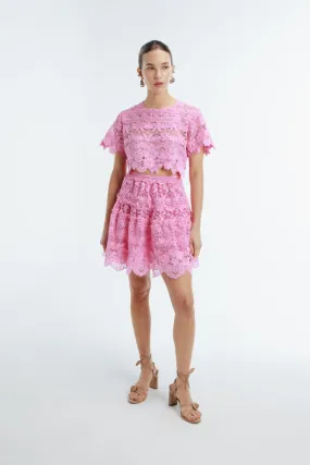 HARPER MINI SKIRT ROSE Easy-Going Style