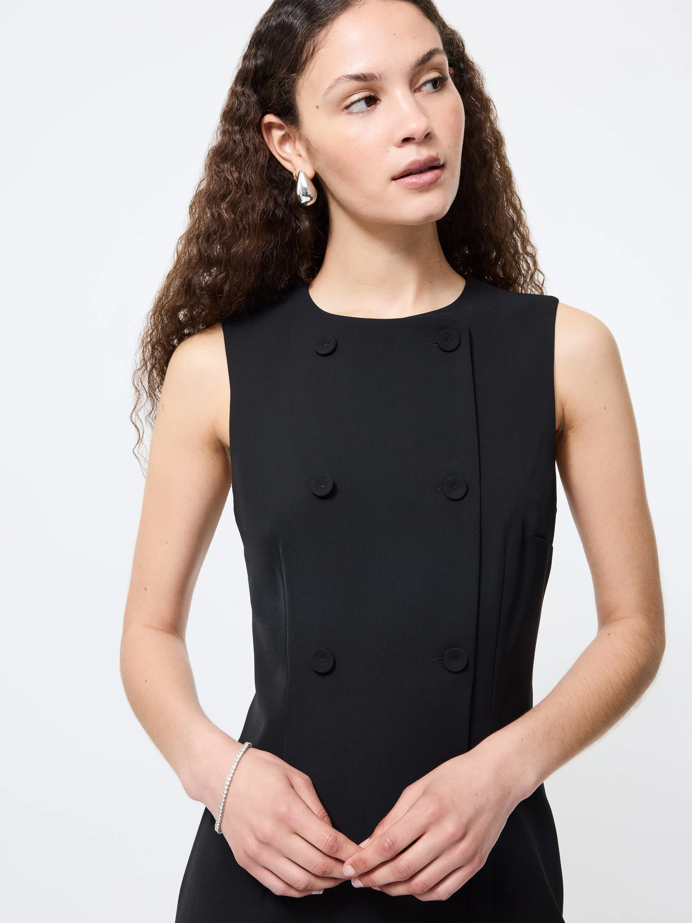 Harry Suiting Double Breasted Mini Dress Gentle Fit Peace View