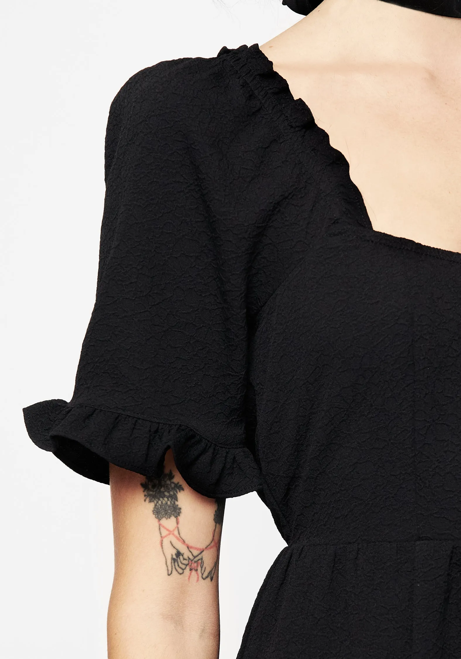 Tailored Fit Formal Occasion Hathor Frill Mini Dress