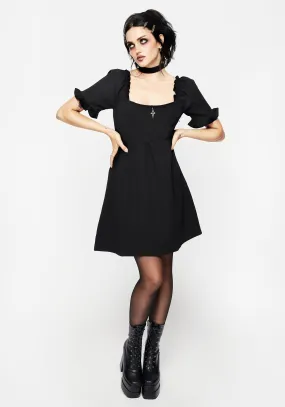 Sleek Drape Hathor Frill Mini Dress
