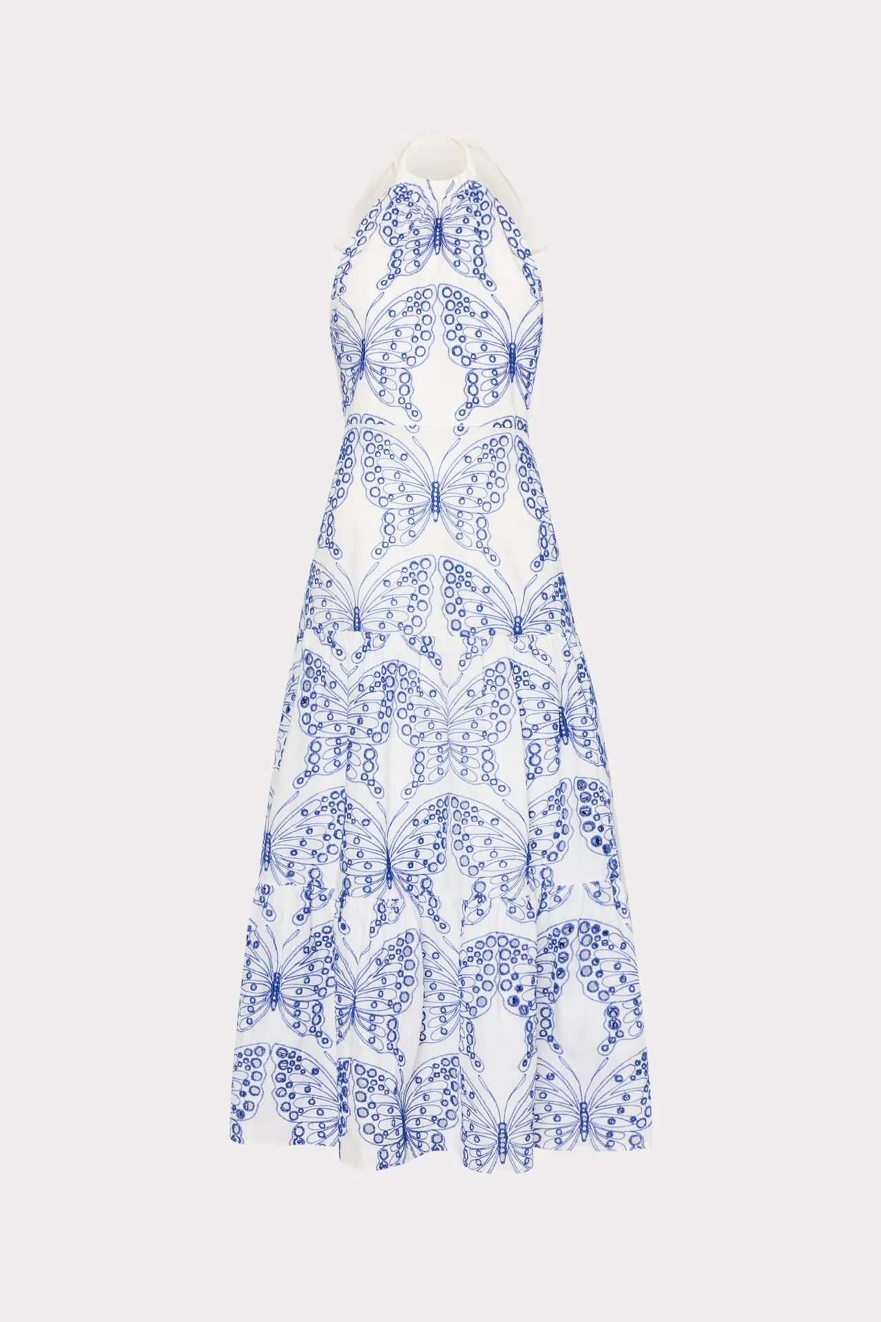 Comfy Detail slim cut Hayden Butterfly Eyelet Dress