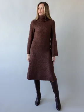 Hazel Sweater Dress Elastic-Waist Versatile Wear