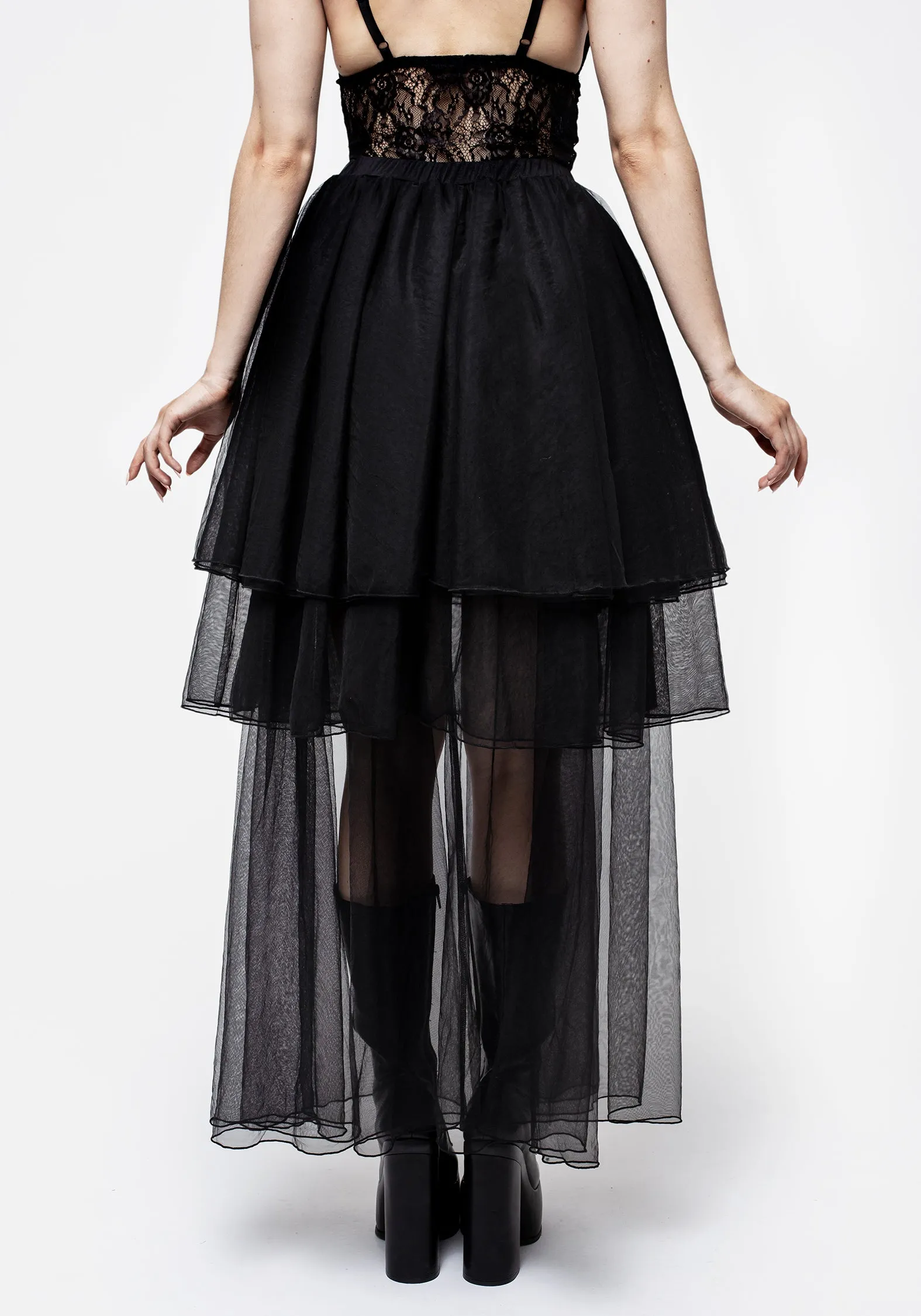 Cool Touch Headhunter Layered Tulle Maxi Skirt