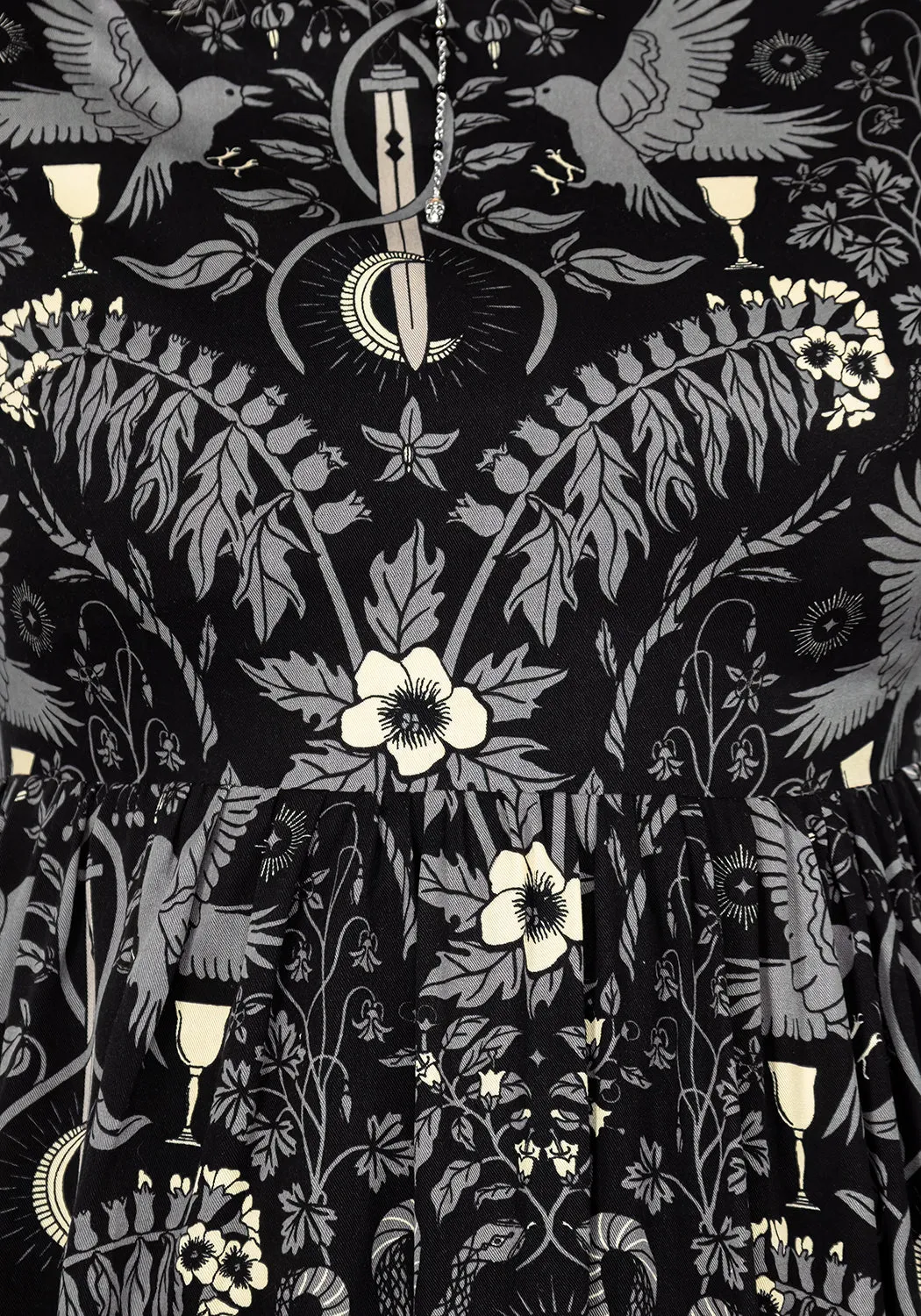 Art Spirit Skin Touch Hecate's Garden Skater Mini Dress