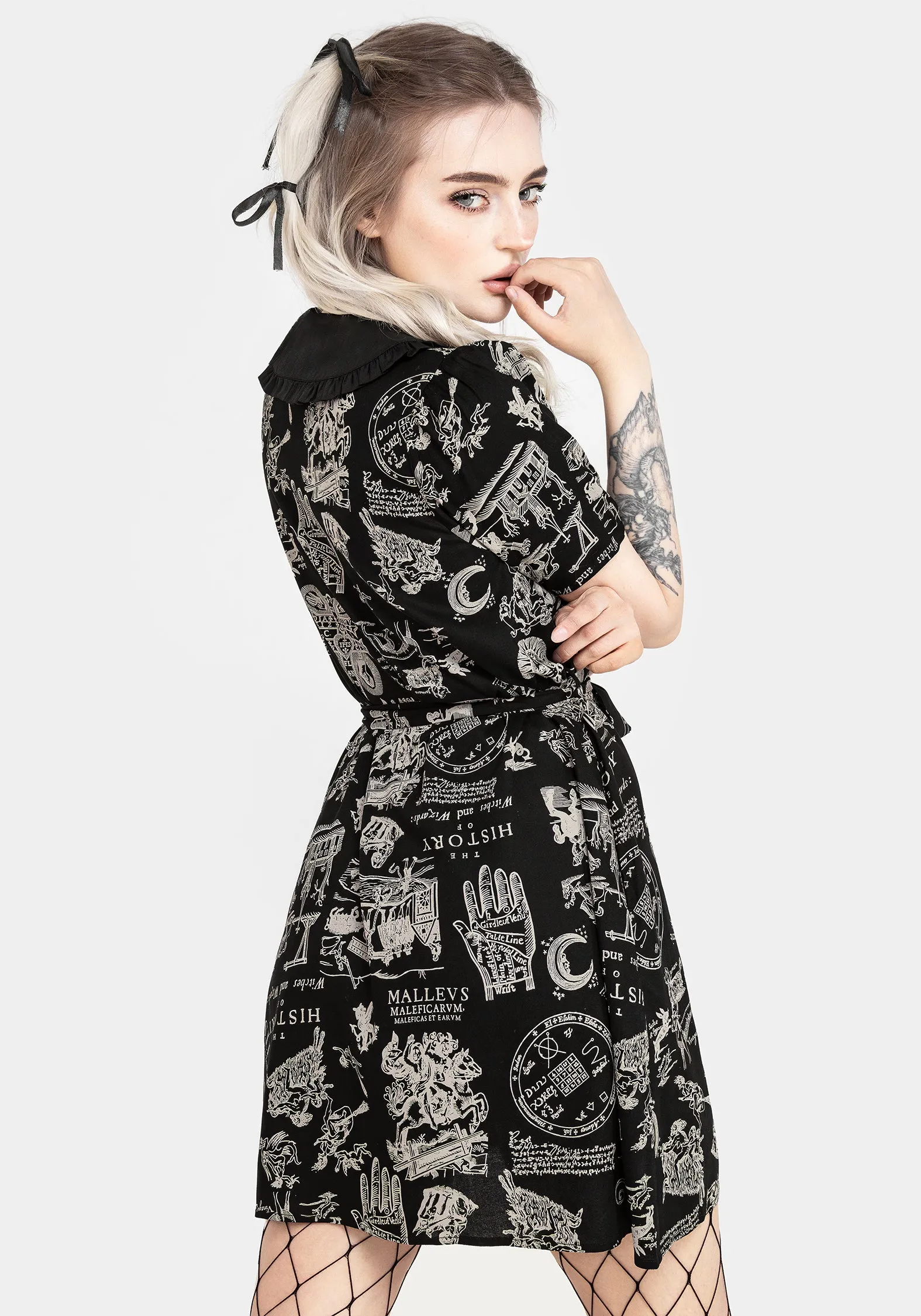 Trendy Vibe Heresy Mini Shirt Dress