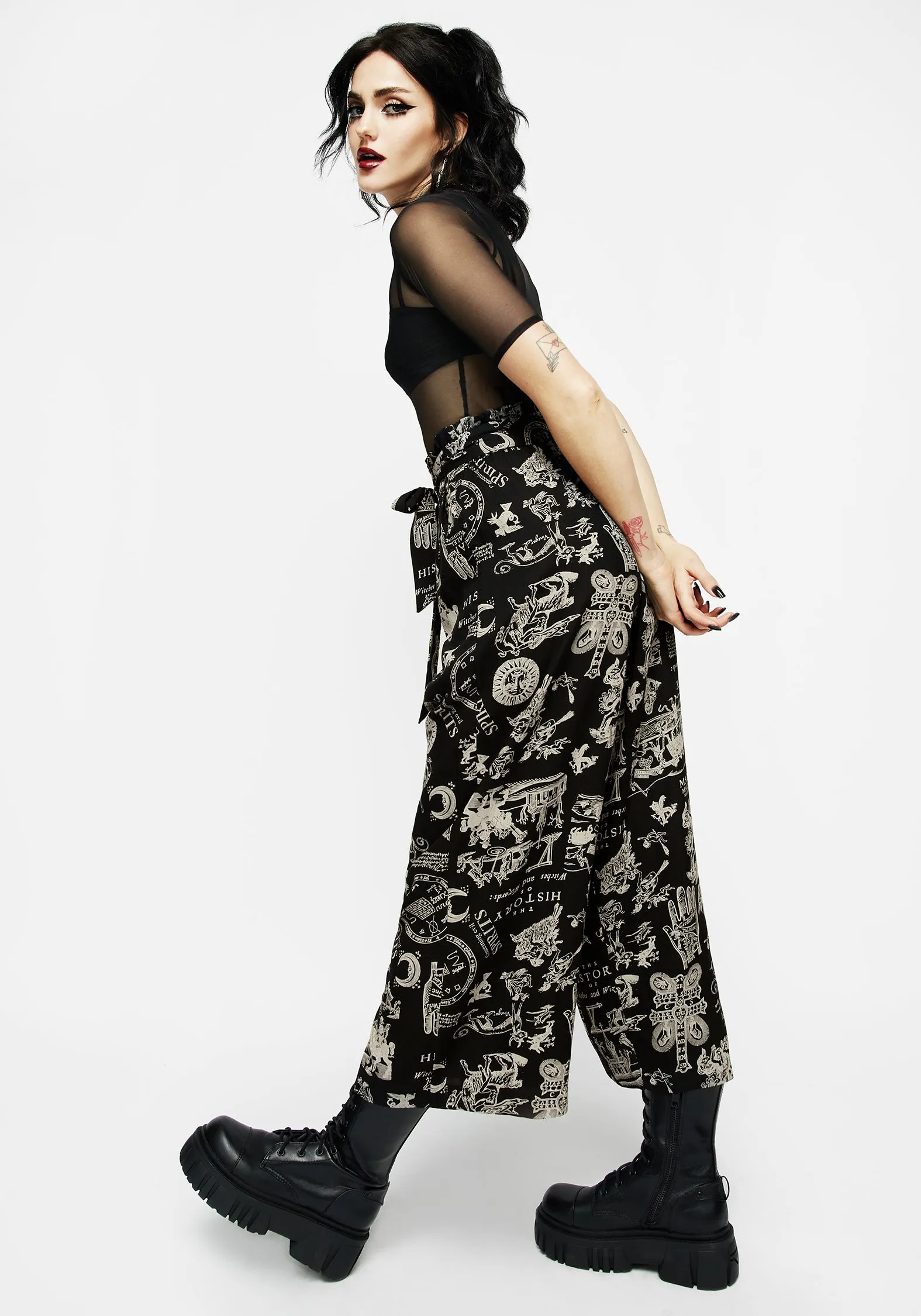 Heresy Paperbag Trousers Split hem