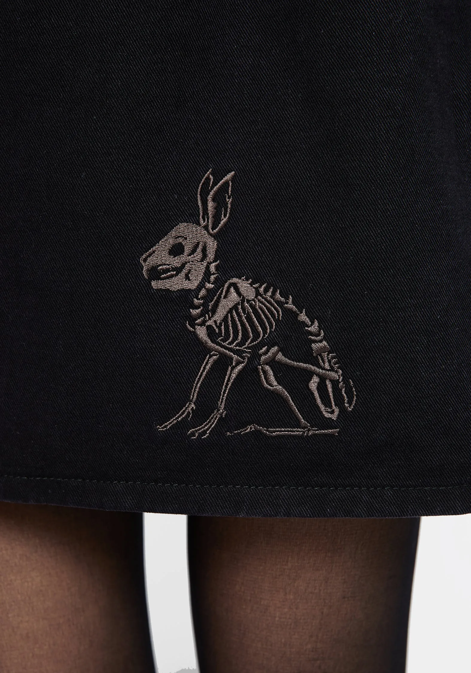 Hester Embroidered Lace Up Corset Mini Dress Cozy and Comfortable Soft Movement