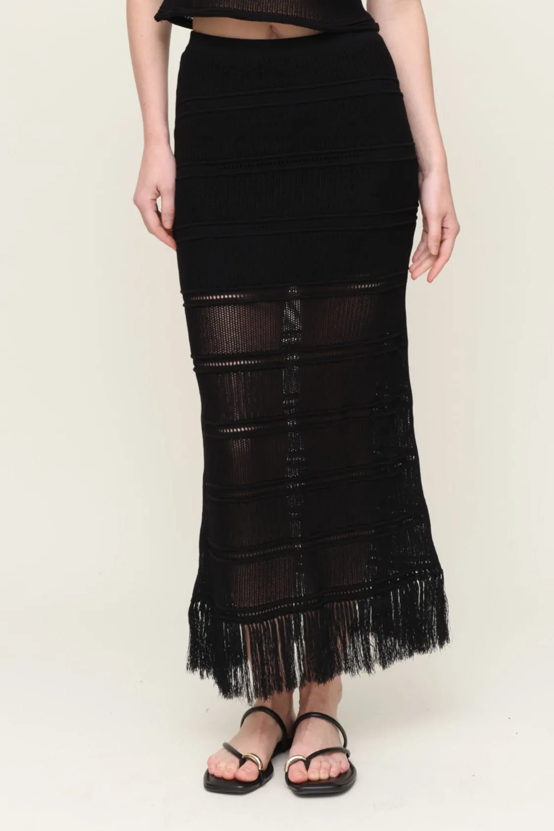 Flynn Midi Skirt Static free