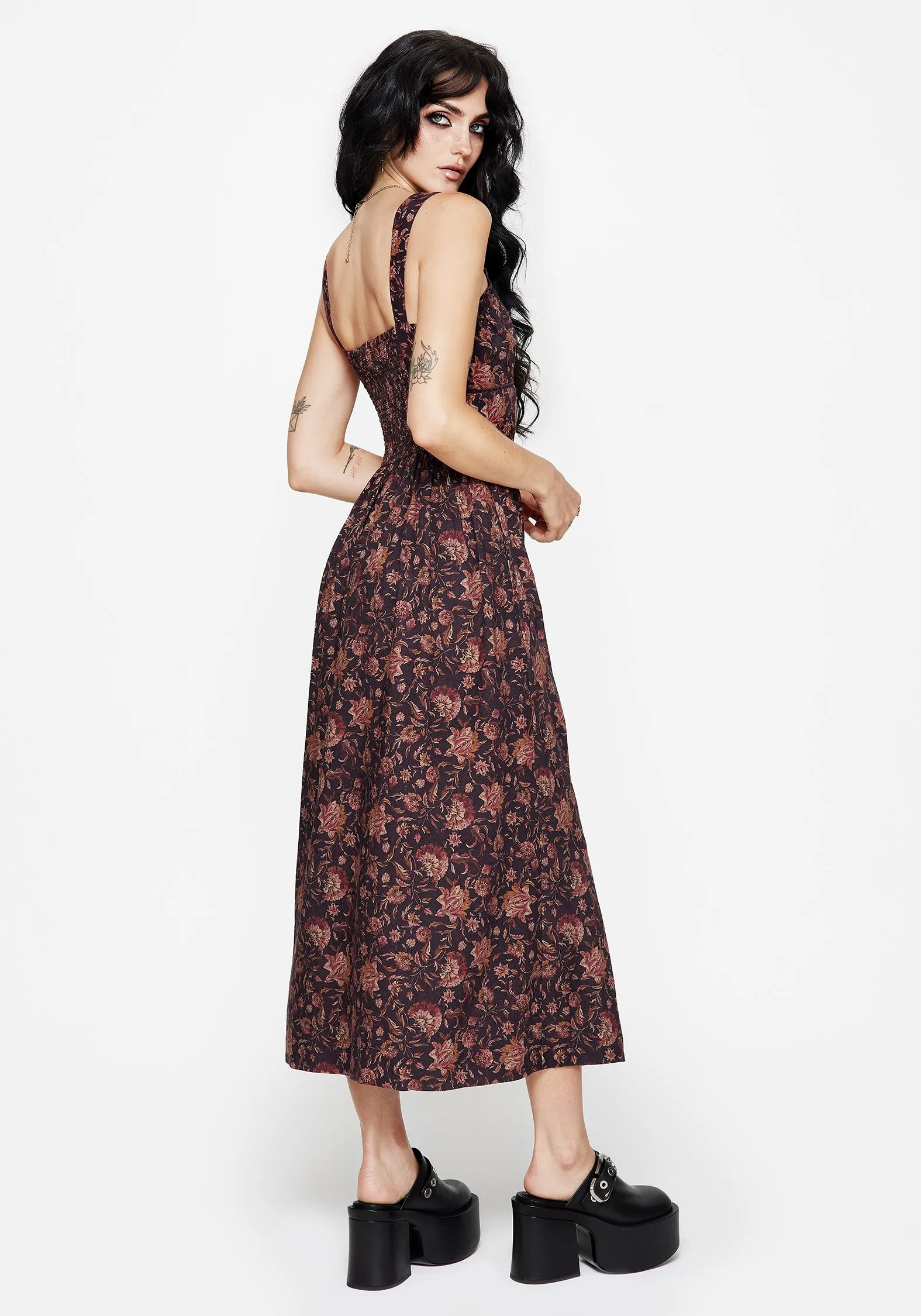 and Effortless fit dress. Skye Shirred Back Midaxi Dress
