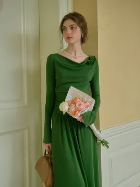 Gianna 3D Rose Dress Easy Layering