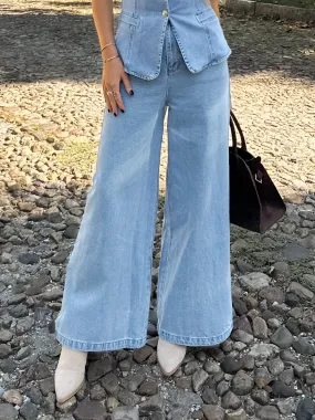 Hudson Wide Leg Pants - Final Sale Classic Comfort