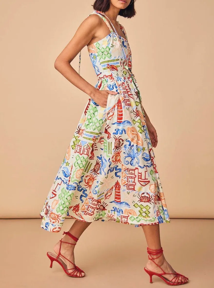 Hunter Bell Quincy Dress Shiny surface