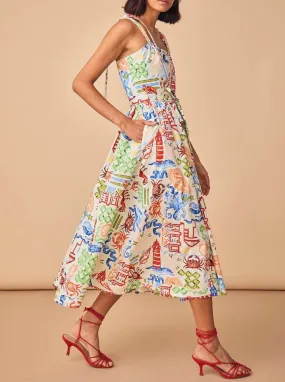 Hunter Bell Quincy Dress Shiny surface