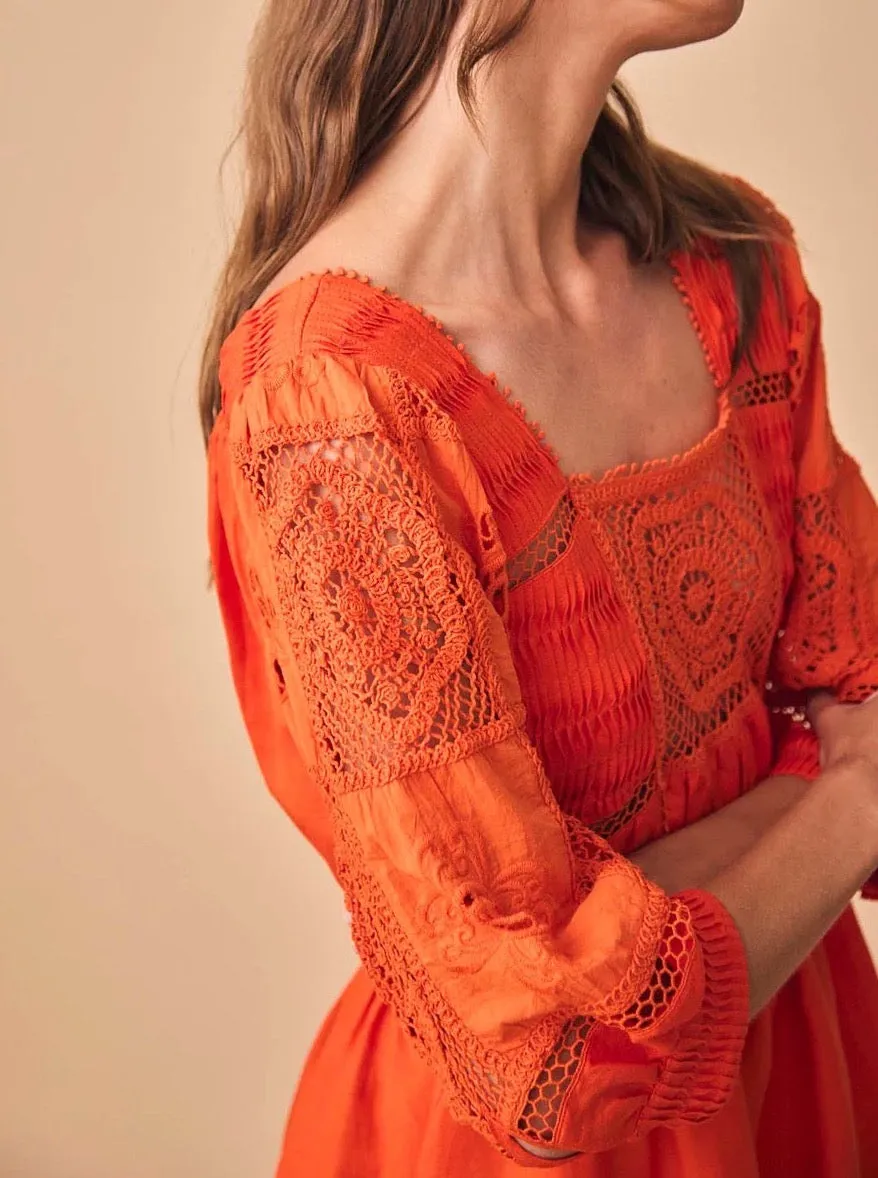 Hunter Bell Rowe Dress Lace Soft