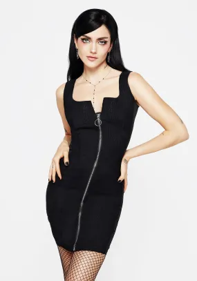 Lizzy Zip Up Corset Dress Lightweight Material Bold statement dress
