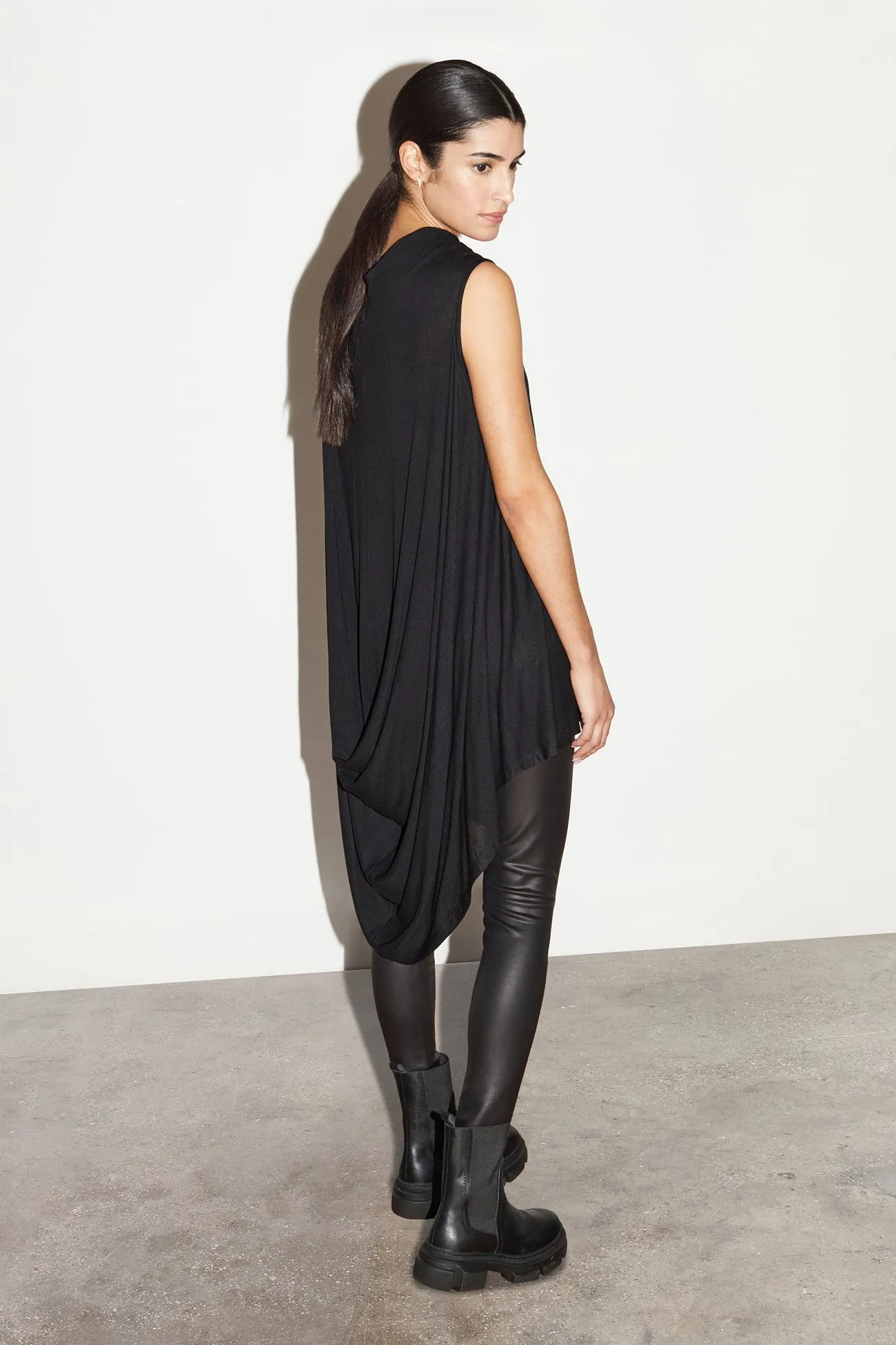 Ines Tunic Summer Sweater Reflective Trim Details