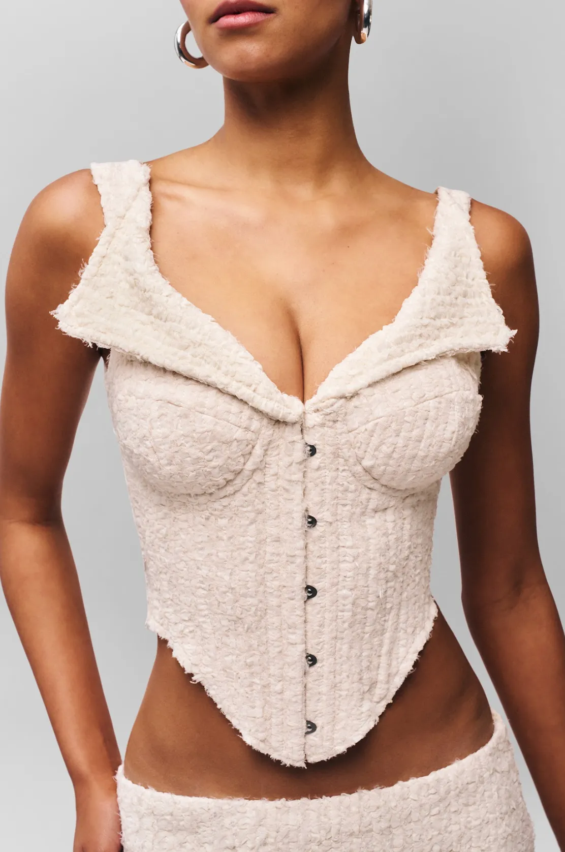 Chamonix Chiffon Corset Durable Bonding Flexible Knit