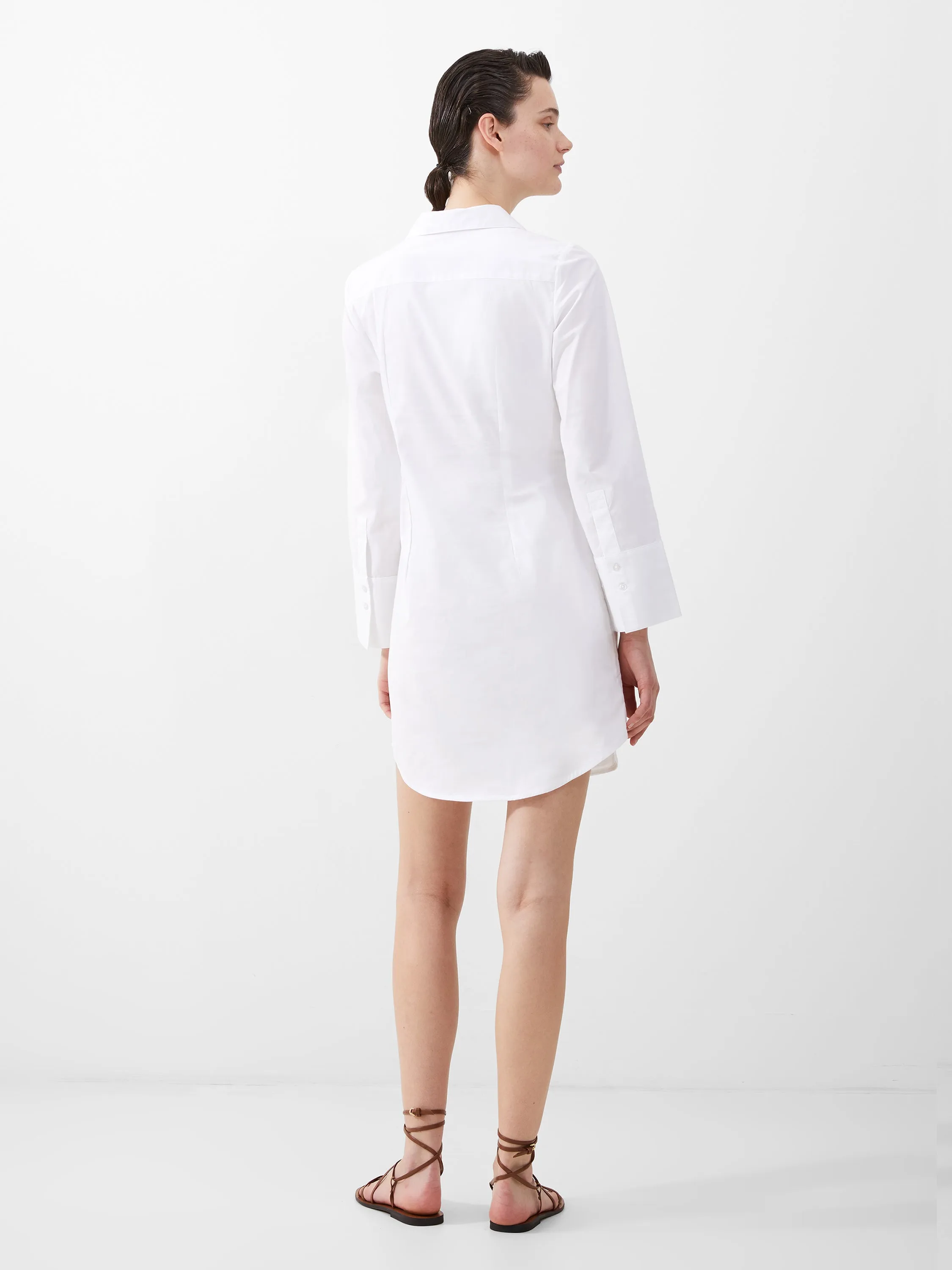 Isabelle Poplin Asymmetric Dress Casual Smart Flexible Piece