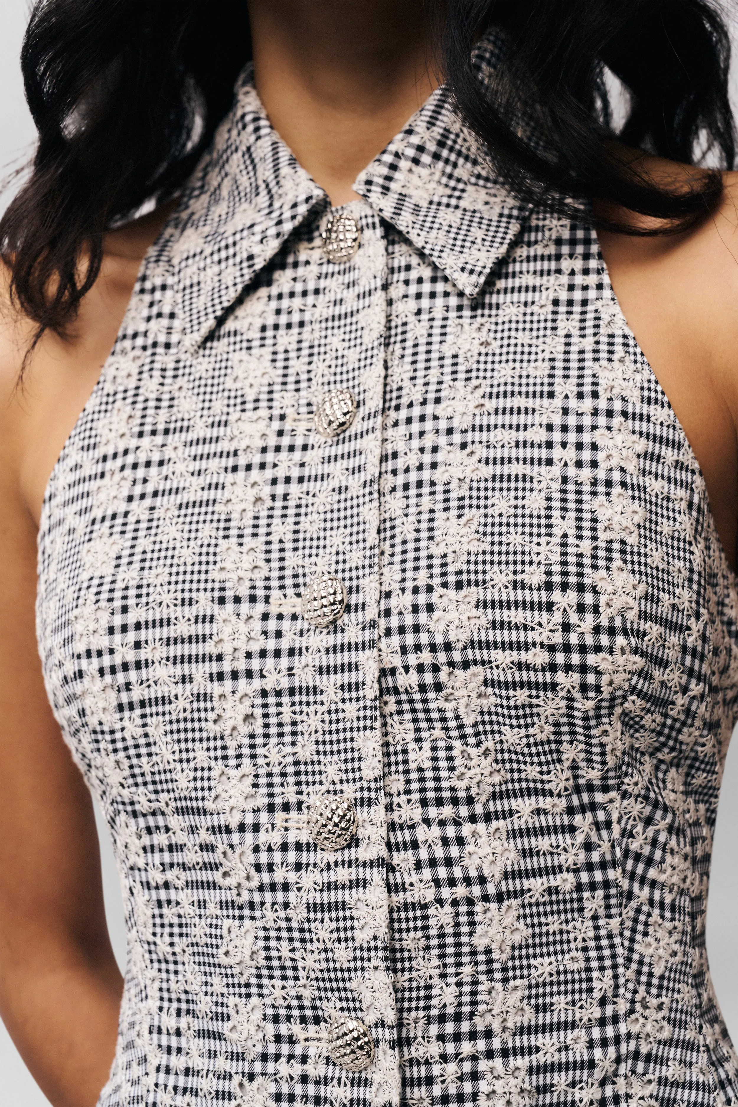 Isla Gingham Dress Pop Light