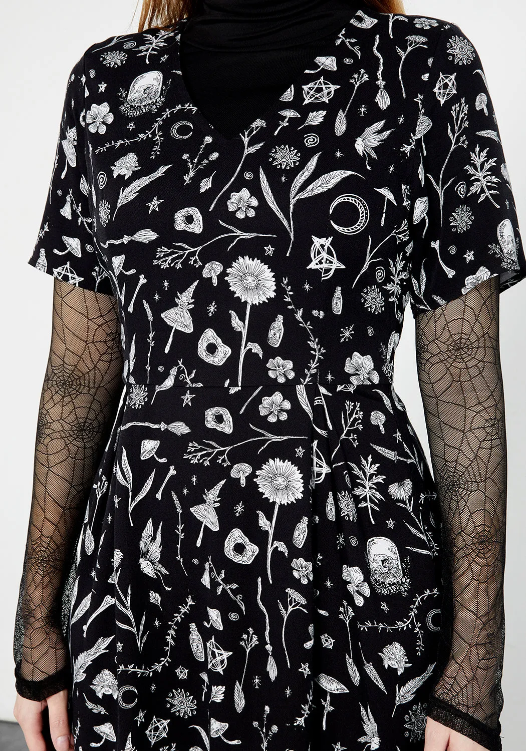 Hedgewitch Mini Dress Charming Detail