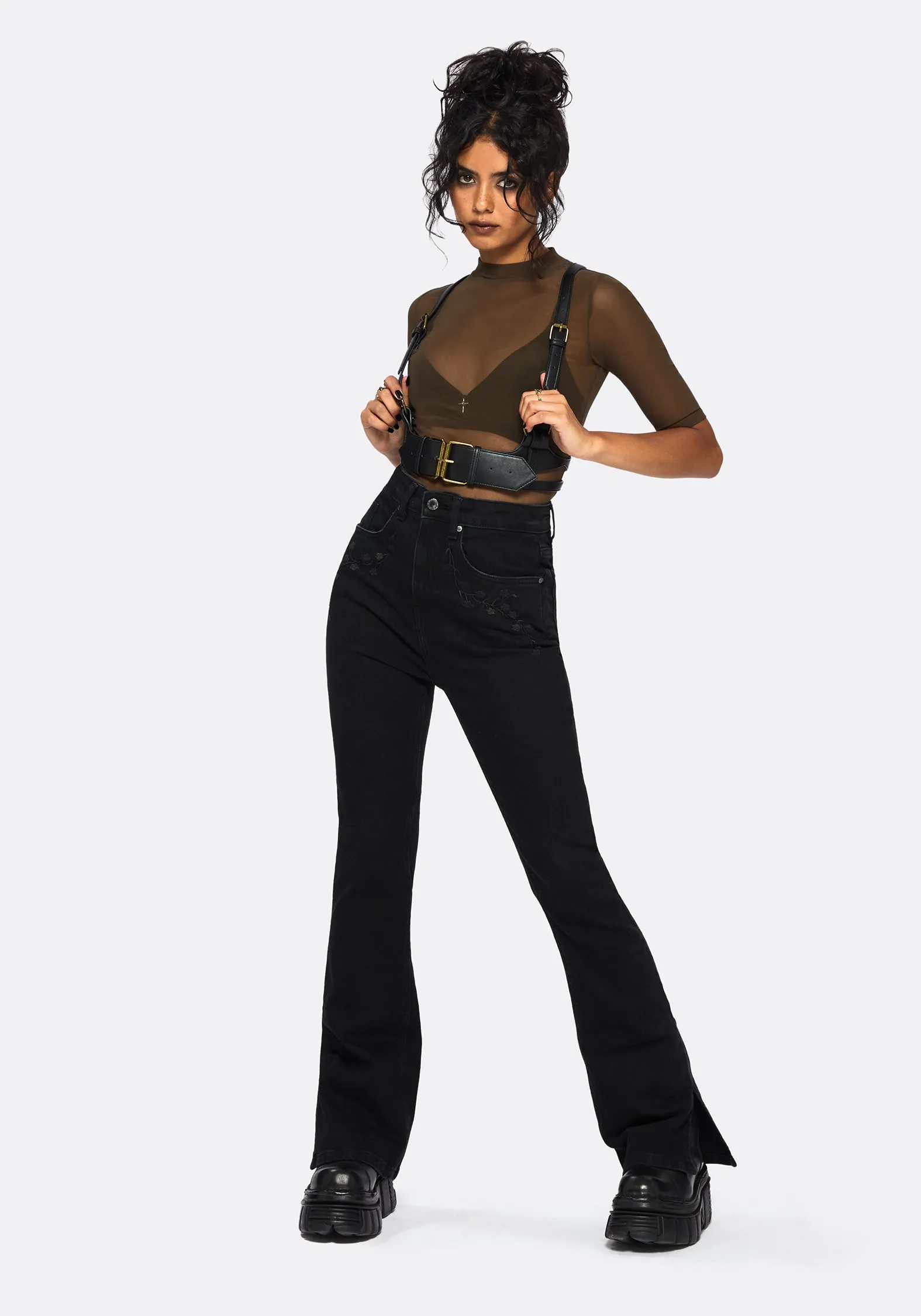 Quick-Dry Jinx Mesh Short Sleeve Top - Khaki Green